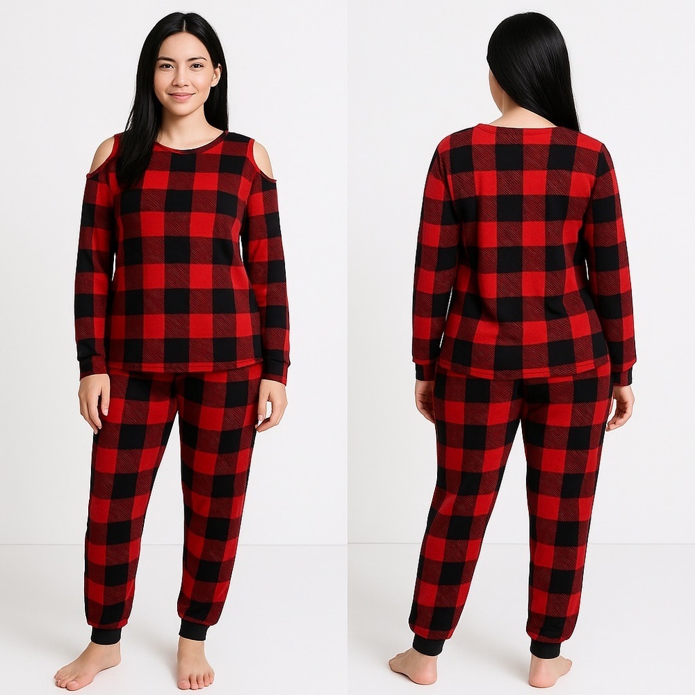 Secret Treasures Buffalo Plaid Fleece Pajamas pants  Size 3X